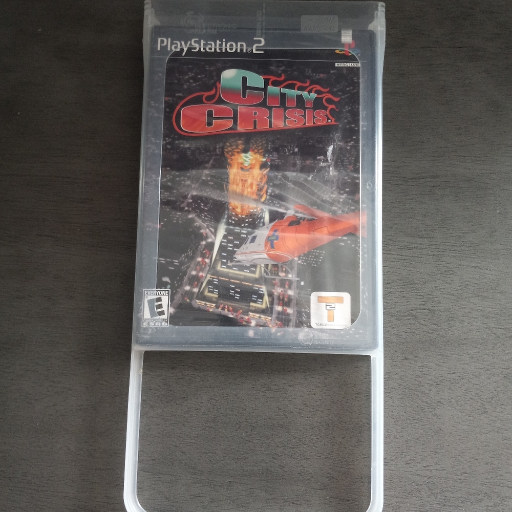 2001 City Crisis For Playstation 2 1st Print New And Sealed